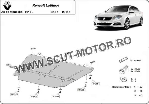 Scut motor Renault Latitude 3