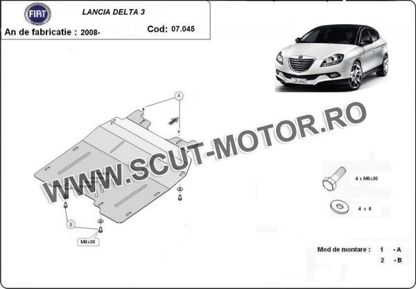 Scut motor și cutie de viteză  Lancia Delta 3 3