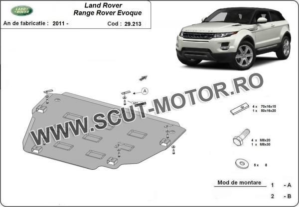 Scut motor metalic Range Rover Evoque 3