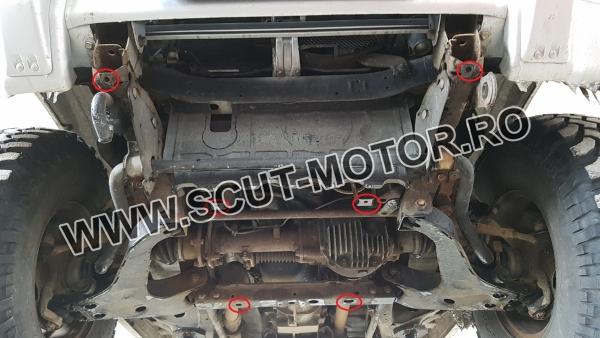 Scut motor și radiator Mitsubishi Pajero 3 (V60, V70) 4