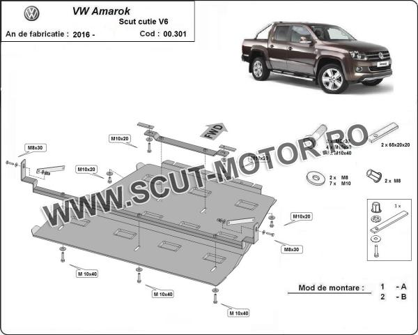 Scut cutie de viteză și diferențial Volkswagen Amarok - V6 Automat 3