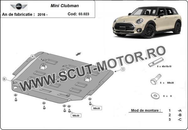 Scut motor Mini Clubman 3