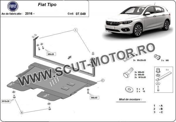 Scut motor Fiat Tipo 3