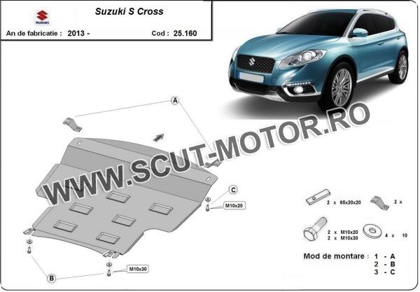Scut motor și cutie de viteză Suzuki S-Cross 3