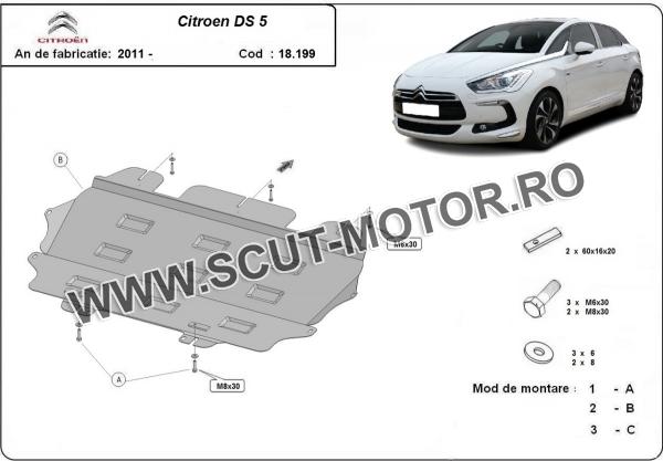 Scut motor Citroen DS5 3