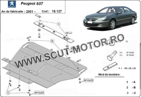Scut motor Peugeot 607 3