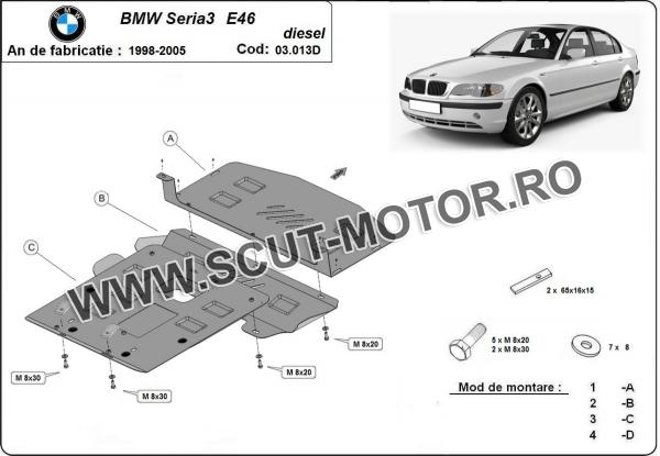 Scut motor BMW Seria 3 E46 - Diesel 3