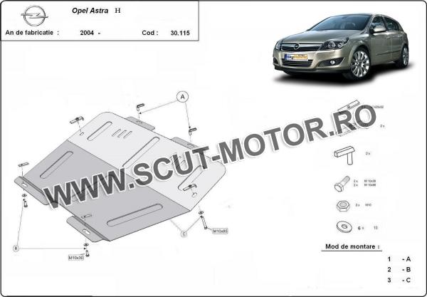 Scut motor Opel Astra H 3