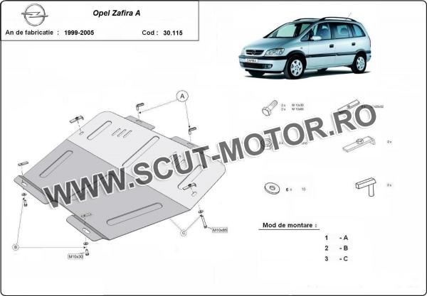Scut motor Opel Zafira 3