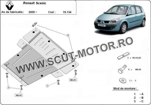 Scut motor Renault Scenic 3