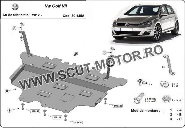 Scut motor și cutie de viteză VW Golf 7 - cutie de viteză automată 3