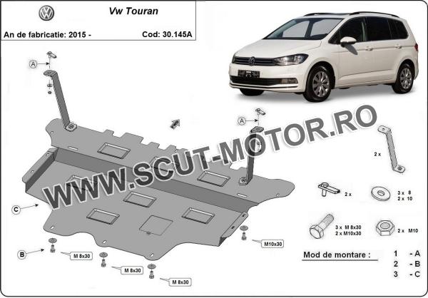 Scut motor Volkswagen Touran - cutie de viteză automată 3