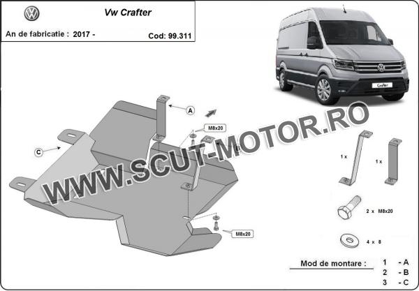 Scut rezervor AdBlue Vw Crafter 3