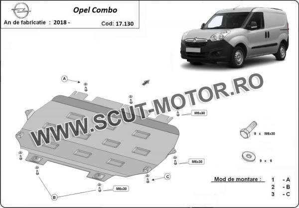 Scut motor Opel Combo 3