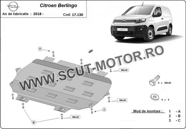 Scut motor Citroen Berlingo 3