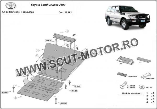 Scut motor Toyota Land Cruiser J100 3