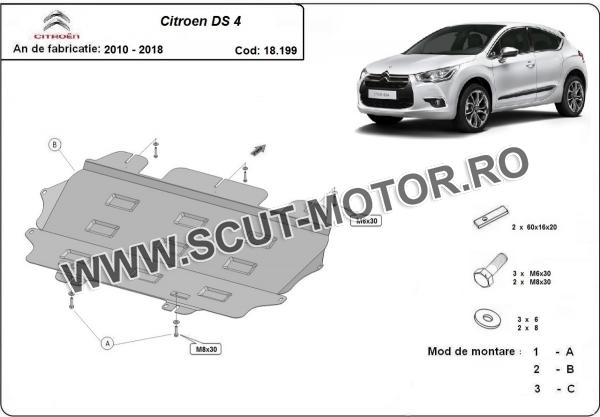 Scut motor Citroen DS4 3