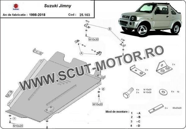 Scut reductor/cutie transfer Suzuki Jimny 3