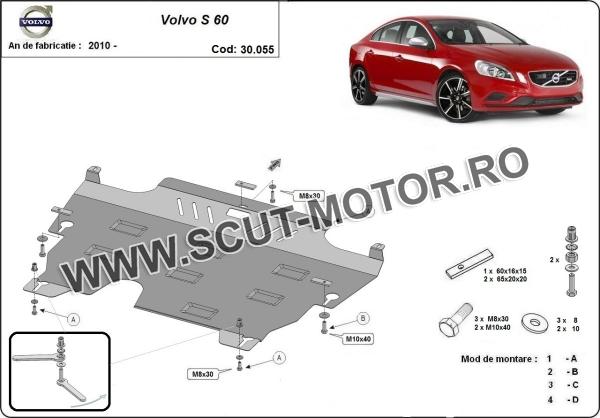 Scut motor și cutie de viteză Volvo S60 3