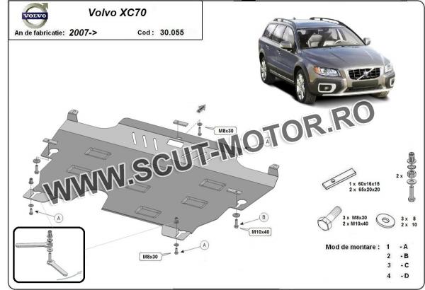 Scut motor și cutie de viteză Volvo XC70 3