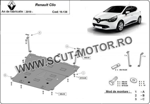 Scut motor Renault Clio V 3