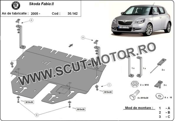 Scut motor Skoda Fabia 2 - Benzina 3