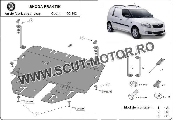 Scut motor Skoda Praktik 3