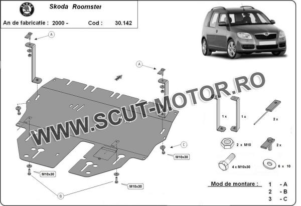 Scut motor Skoda Roomster 3