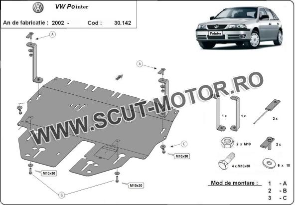 Scut motor Volkswagen Pointer 3