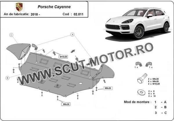 Scut motor Porsche Cayenne 3