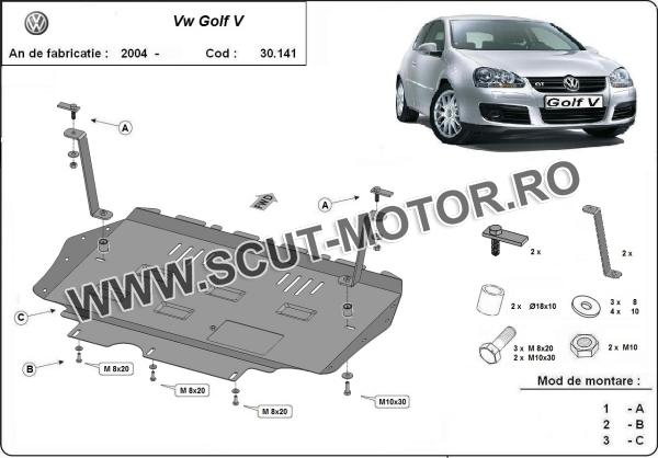 Scut motor VW Golf 5 3