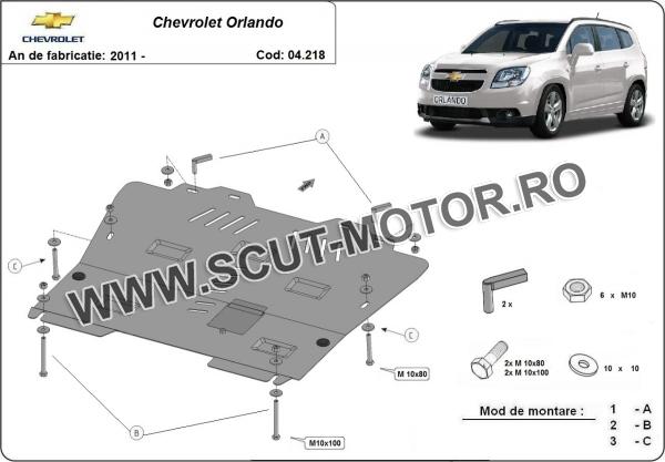 Scut motor Chevrolet Orlando 3