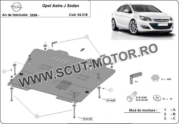Scut motor Opel Astra J Sedan 3
