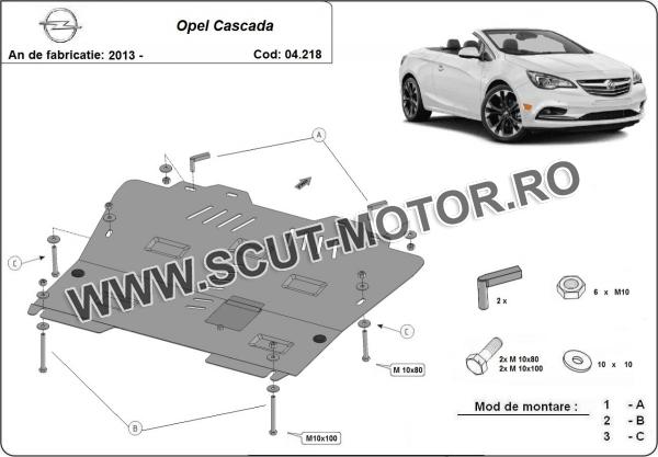 Scut motor Opel Cascada 3