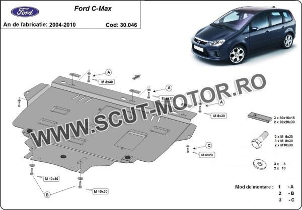 Scut motor Ford C - Max 3