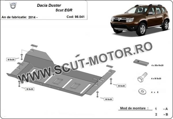 Scut Sistem Stop&GO, EGR Dacia Duster Diesel 3