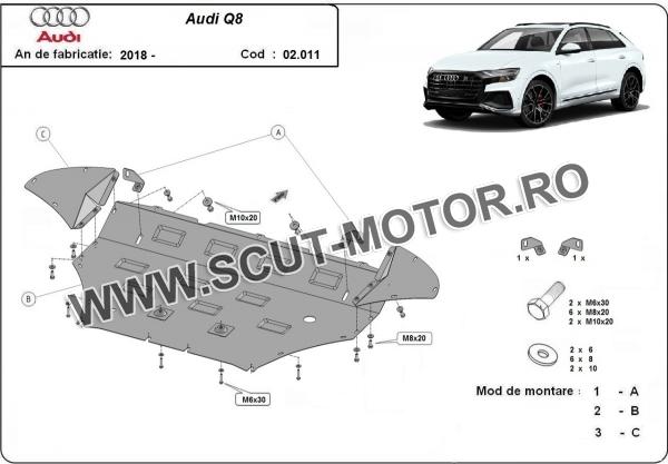 Scut motor Audi Q8 3
