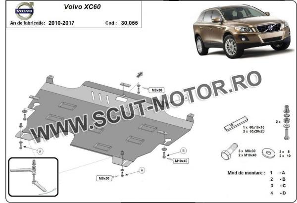 Scut motor și cutie de viteză Volvo XC60 3