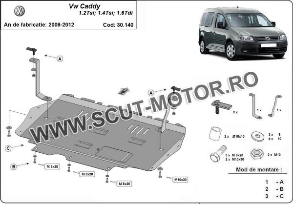 Scut motor Metalic Volkswagen Caddy 3