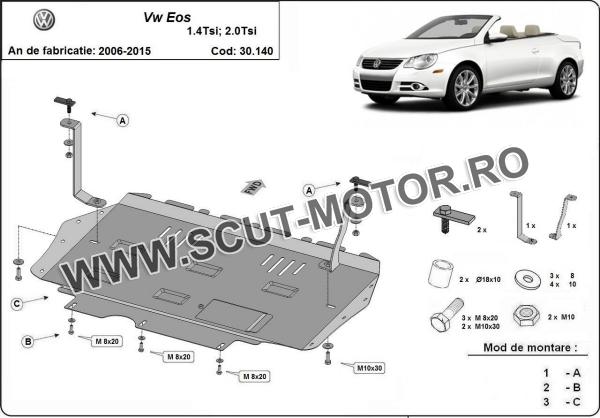 Scut motor  VW EOS 3
