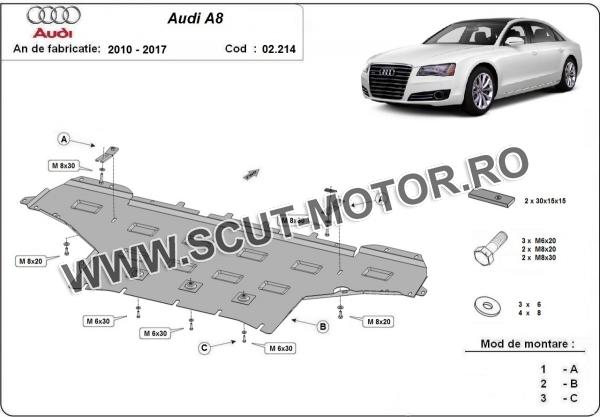 Scut motor Audi A8 3