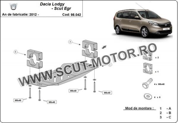 Scut Sistem Stop&GO, EGR Dacia Lodgy 3