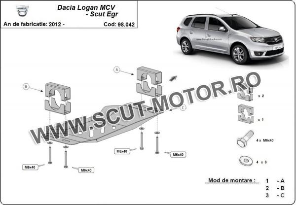 Scut Sistem Stop&GO, EGR Dacia Logan MCV 3