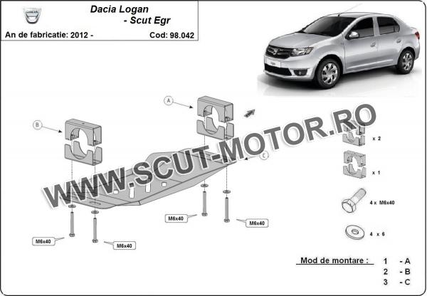 Scut Sistem Stop&GO, EGR Dacia Logan 2 3