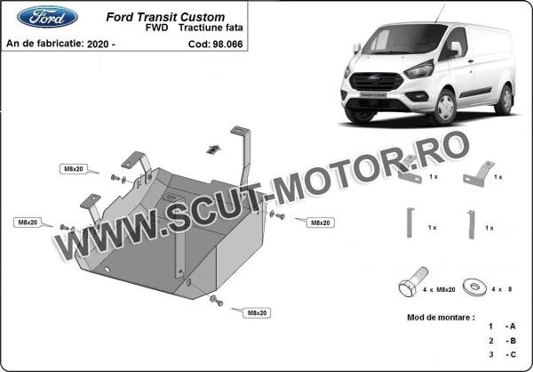 Scut rezervor AdBlue Ford Transit Custom 3