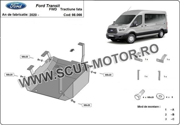 Scut rezervor AdBlue Ford Transit - Tractiune fata 3