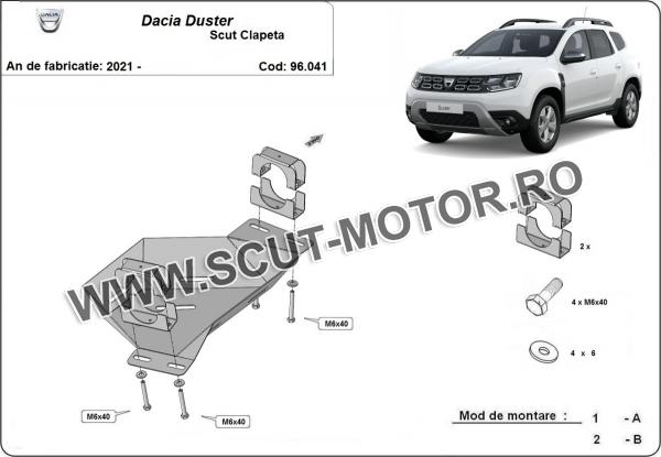 Scut clapeta Dacia Duster 3