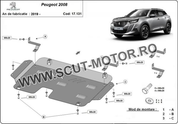 Scut motor Peugeot 2008 3