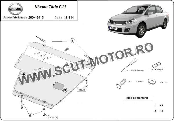 Scut motor Nissan Tiida 3