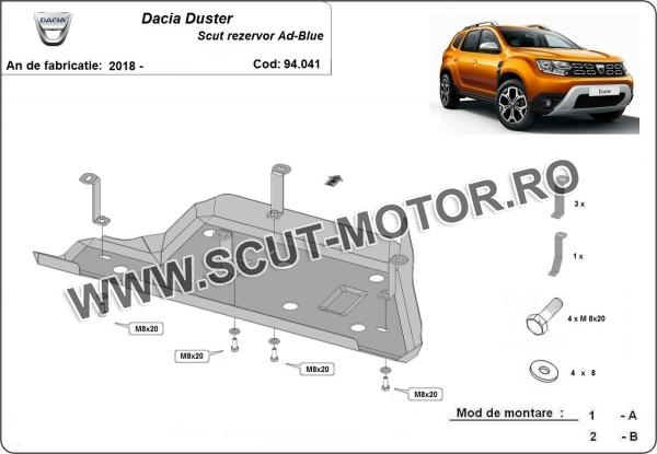 Scut rezervor AdBlue Dacia Duster 3